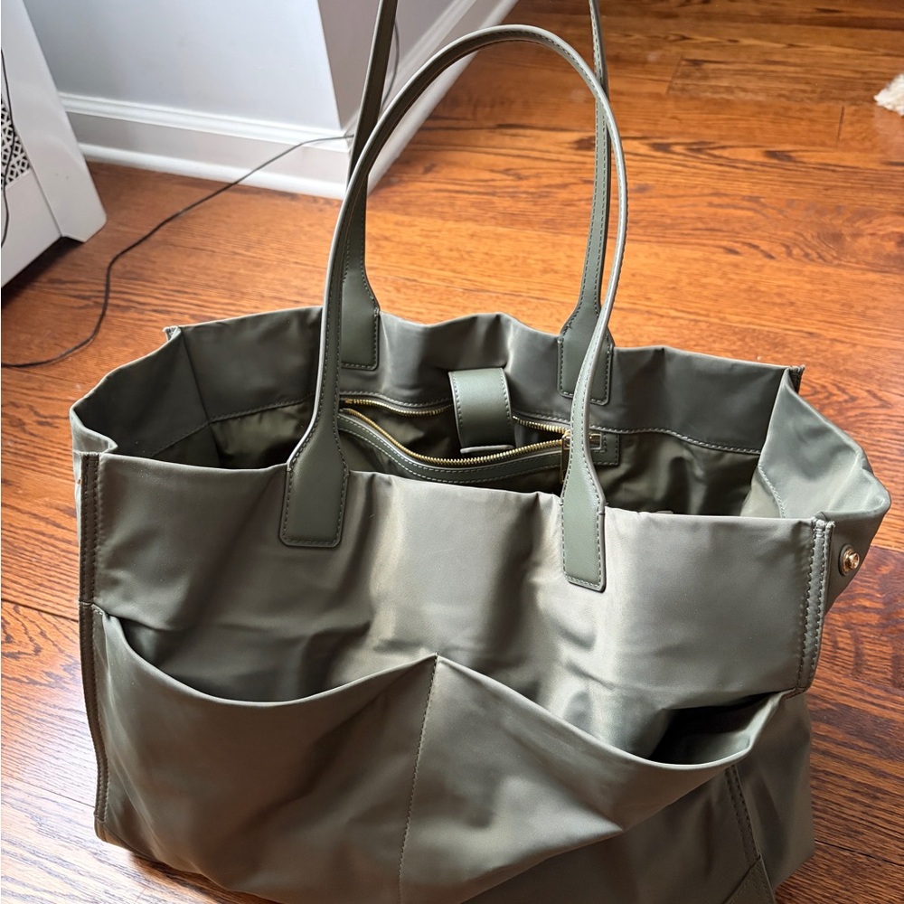 Olive Green Tote Bag
